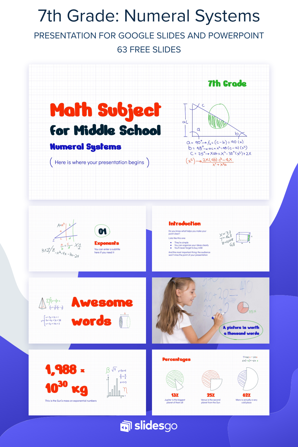 Math: Numeral Systems | Google Slides & PowerPoint template
