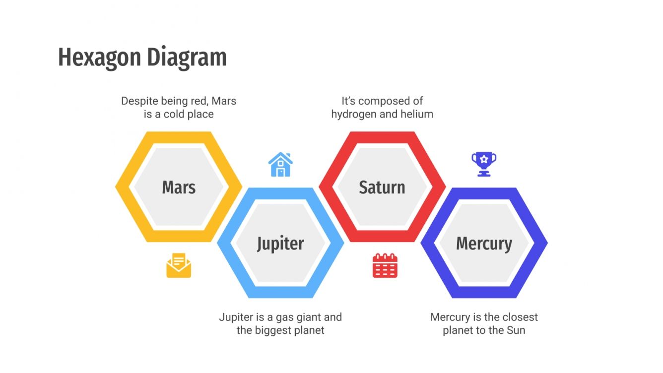 Free Hexagon Infographics for Google Slides and PowerPoint