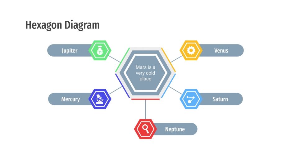 Free Hexagon Infographics for Google Slides and PowerPoint