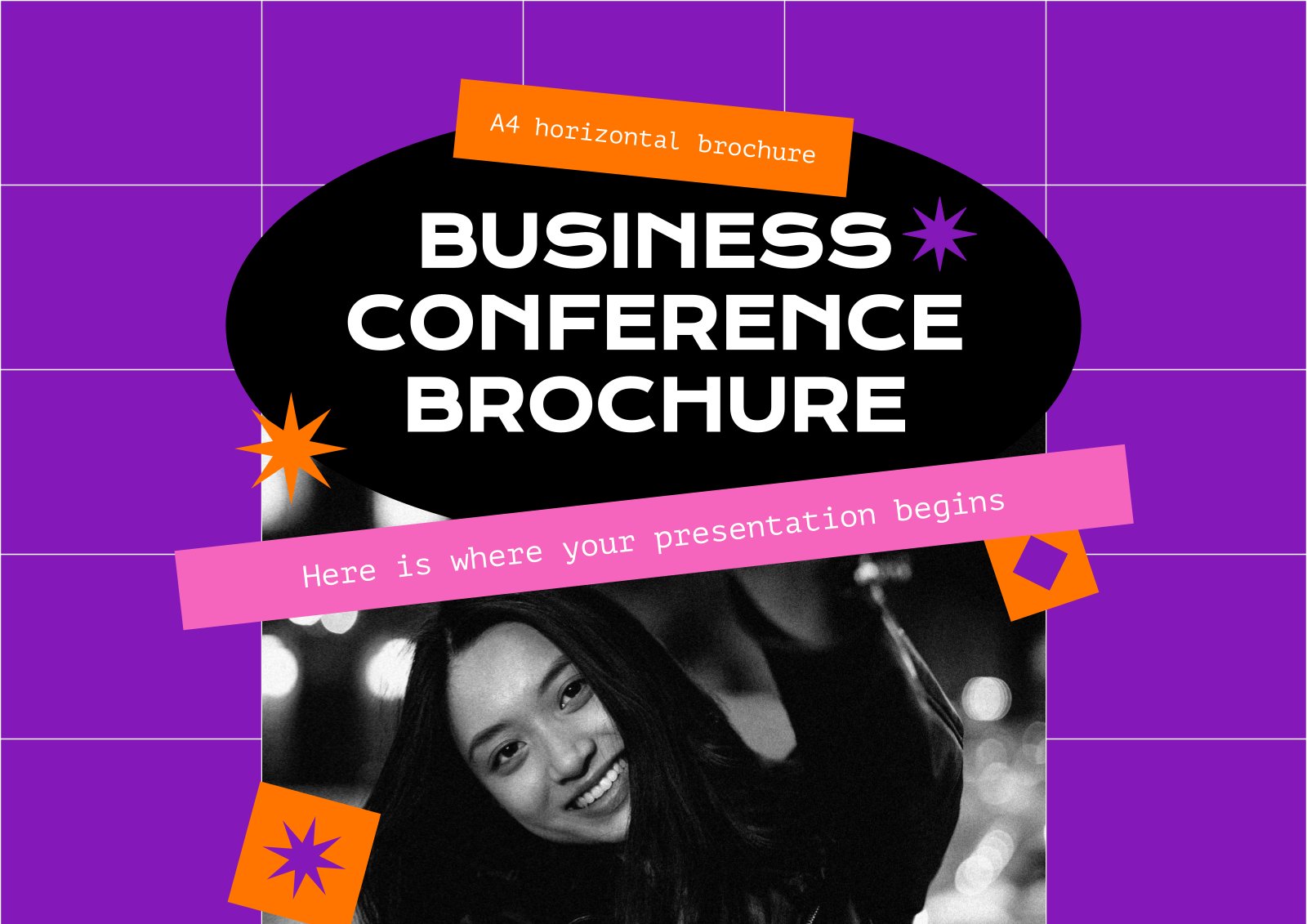 Business Conference Brochure presentation template 