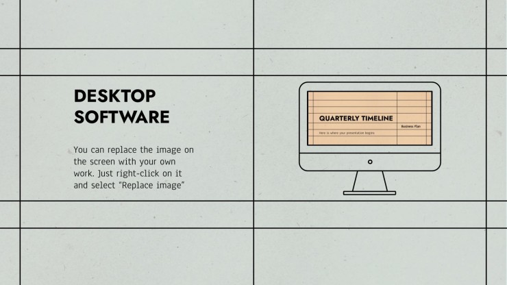 Quarterly Timeline Business Plan presentation template 