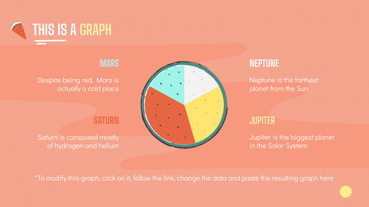 Modelo de apresentação Newsletter de verão