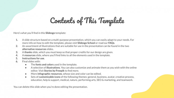 Food Pattern presentation template