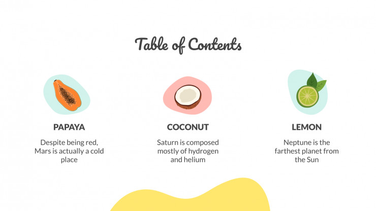 Food Pattern presentation template