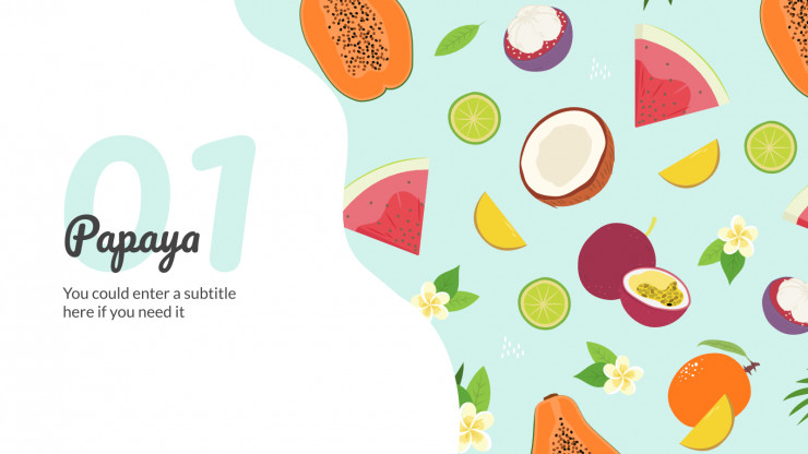 Food Pattern presentation template