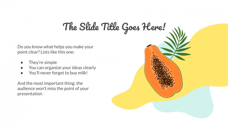 Food Pattern presentation template