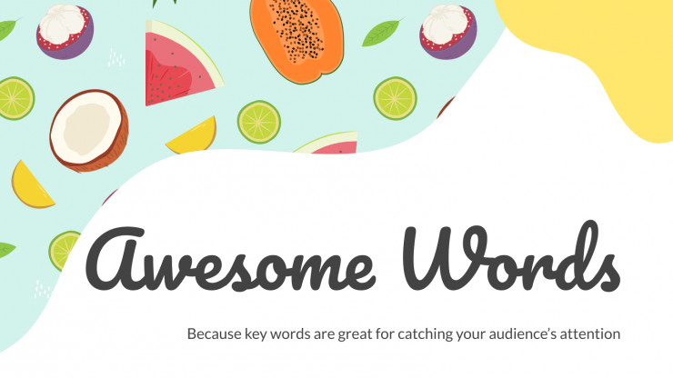 Food Pattern presentation template