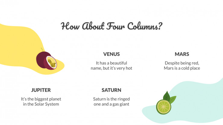 Food Pattern presentation template