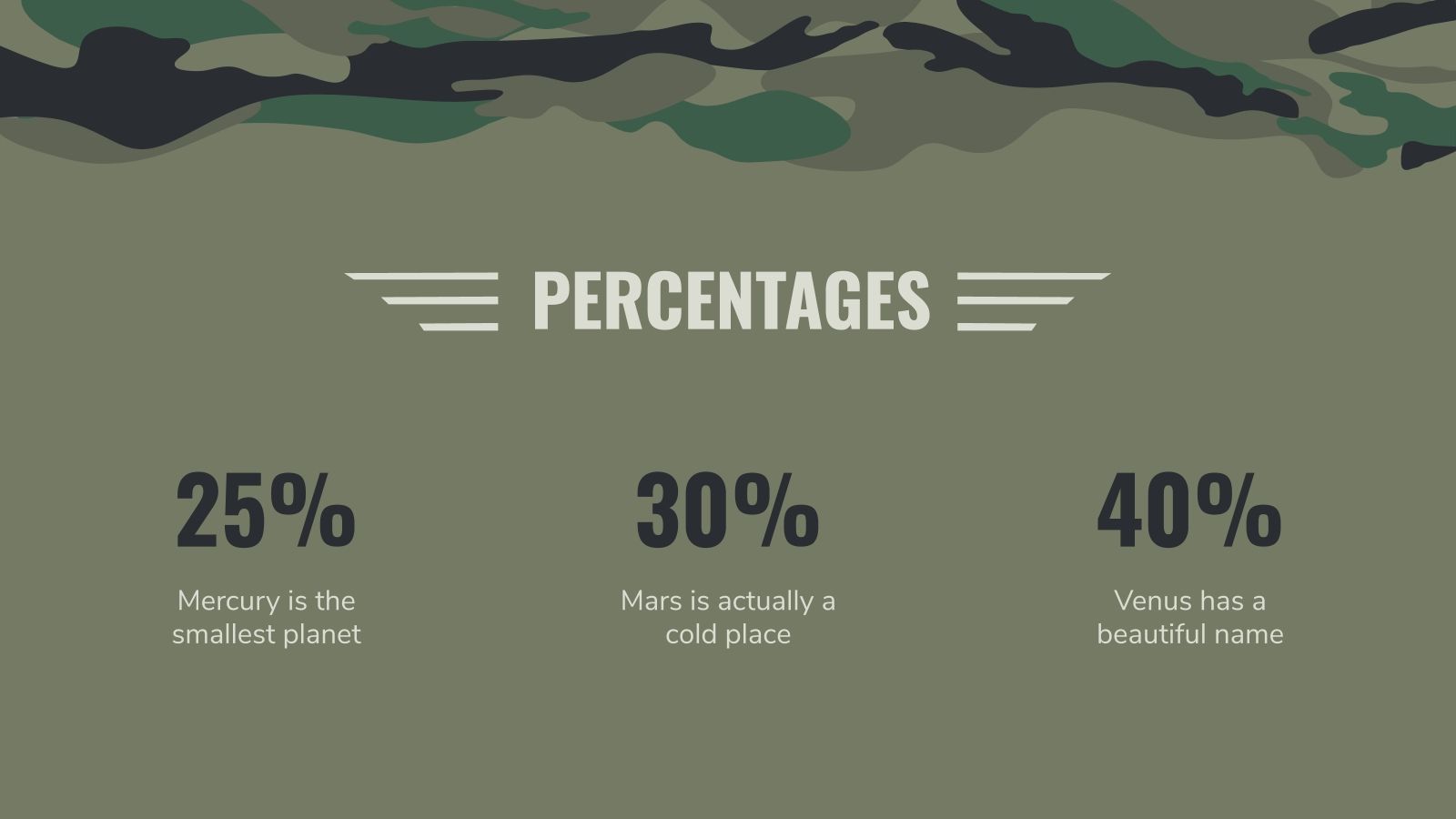 Military Background Slides theme and PowerPoint template
