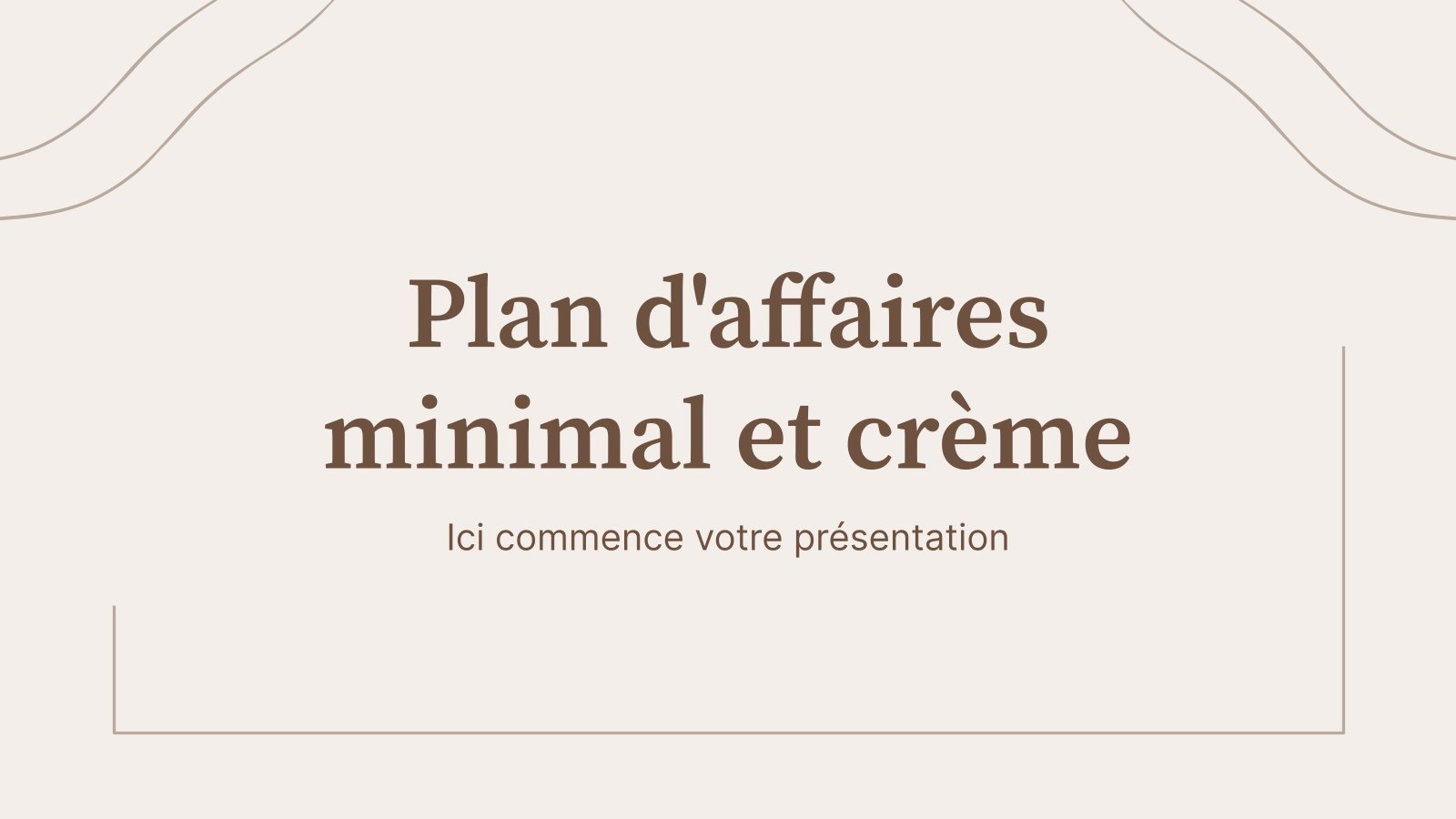 Free Cream Google Slides themes and PowerPoint templates