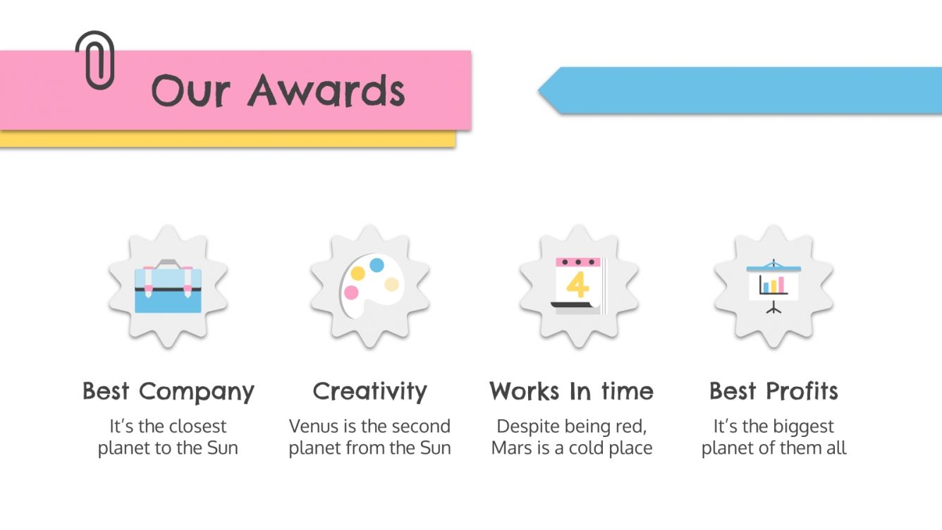 Stationery Shop Company Profile Google Slides & PPT template