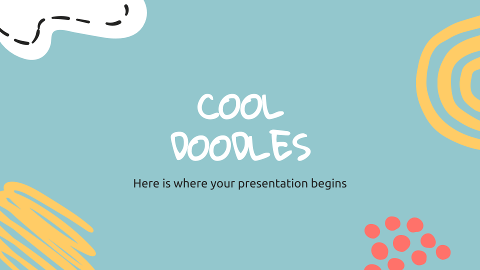 Cool Doodles presentation template 