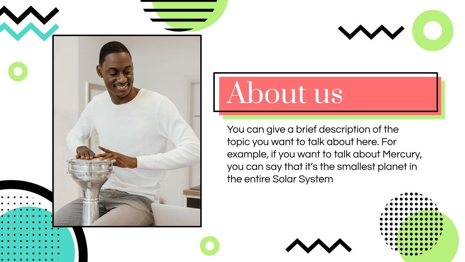 Artist Management Company Profile Google Slides & PowerPoint