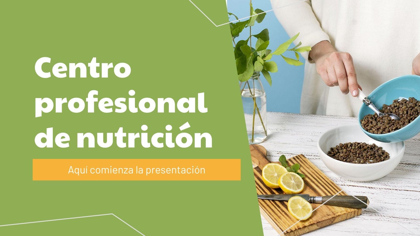 Professionelles Ernährungszentrum Präsentationsvorlage
