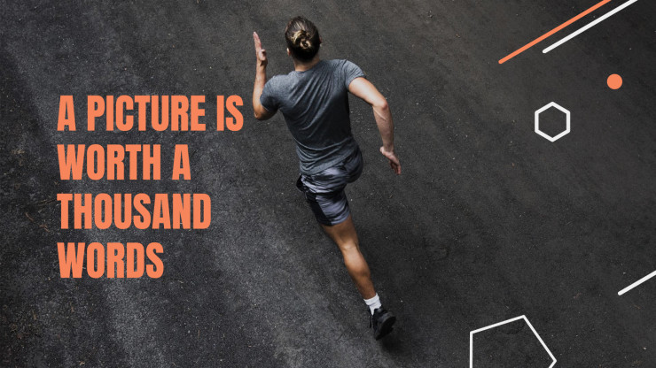 Plantilla de presentación Pitch deck para app de fitness