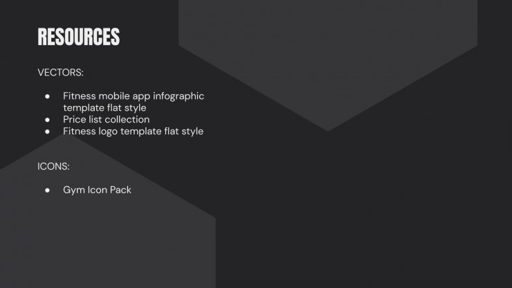 Plantilla de presentación Pitch deck para app de fitness