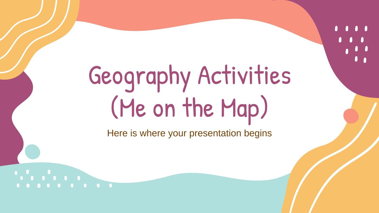 Modelo de apresentação Atividades de geografia (eu no mapa)