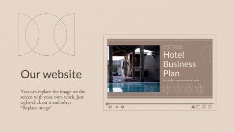 5-Star Hotel Business Plan presentation template 