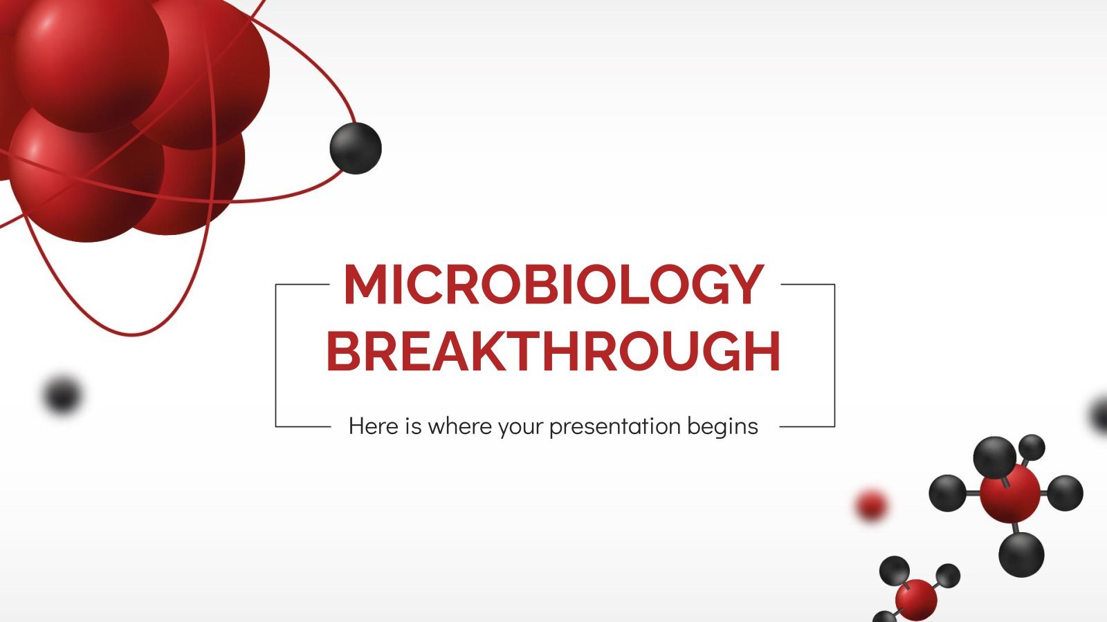 Percée dans le domaine de la microbiologie Modèles de présentation