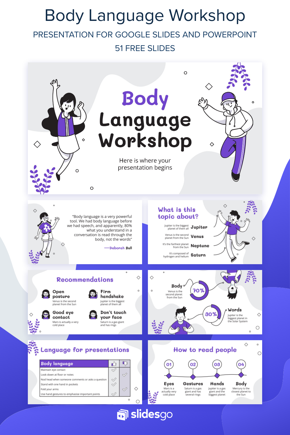 Body Language Workshop | Google Slides & PowerPoint