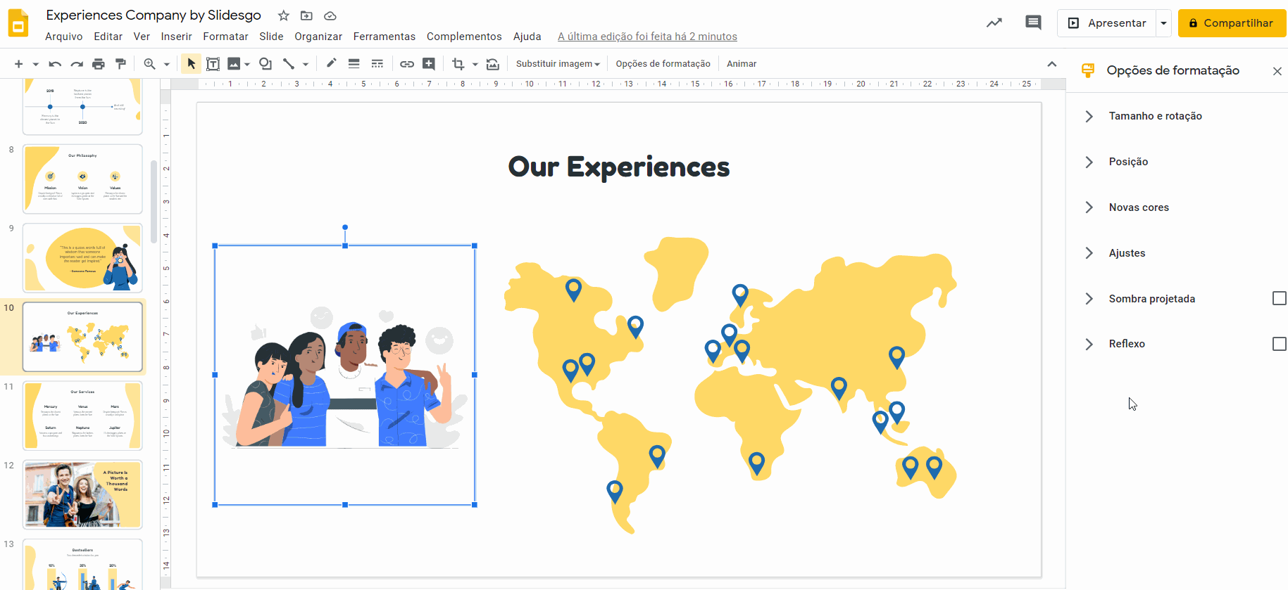 Como inserir GIFs numa apresentação de slides do Google Slides