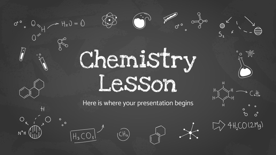 Cours de chimie Modèles de présentation