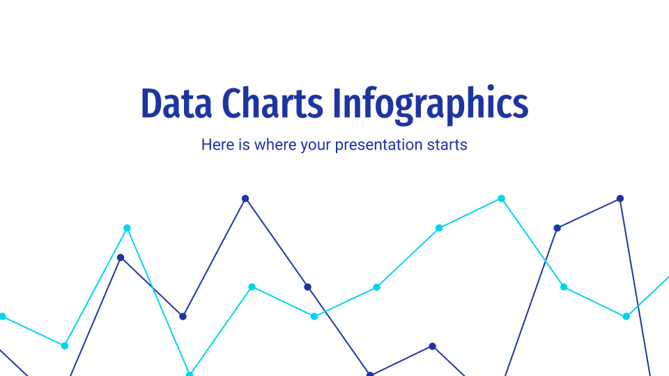 Plantilla de presentación Gráficos de datos