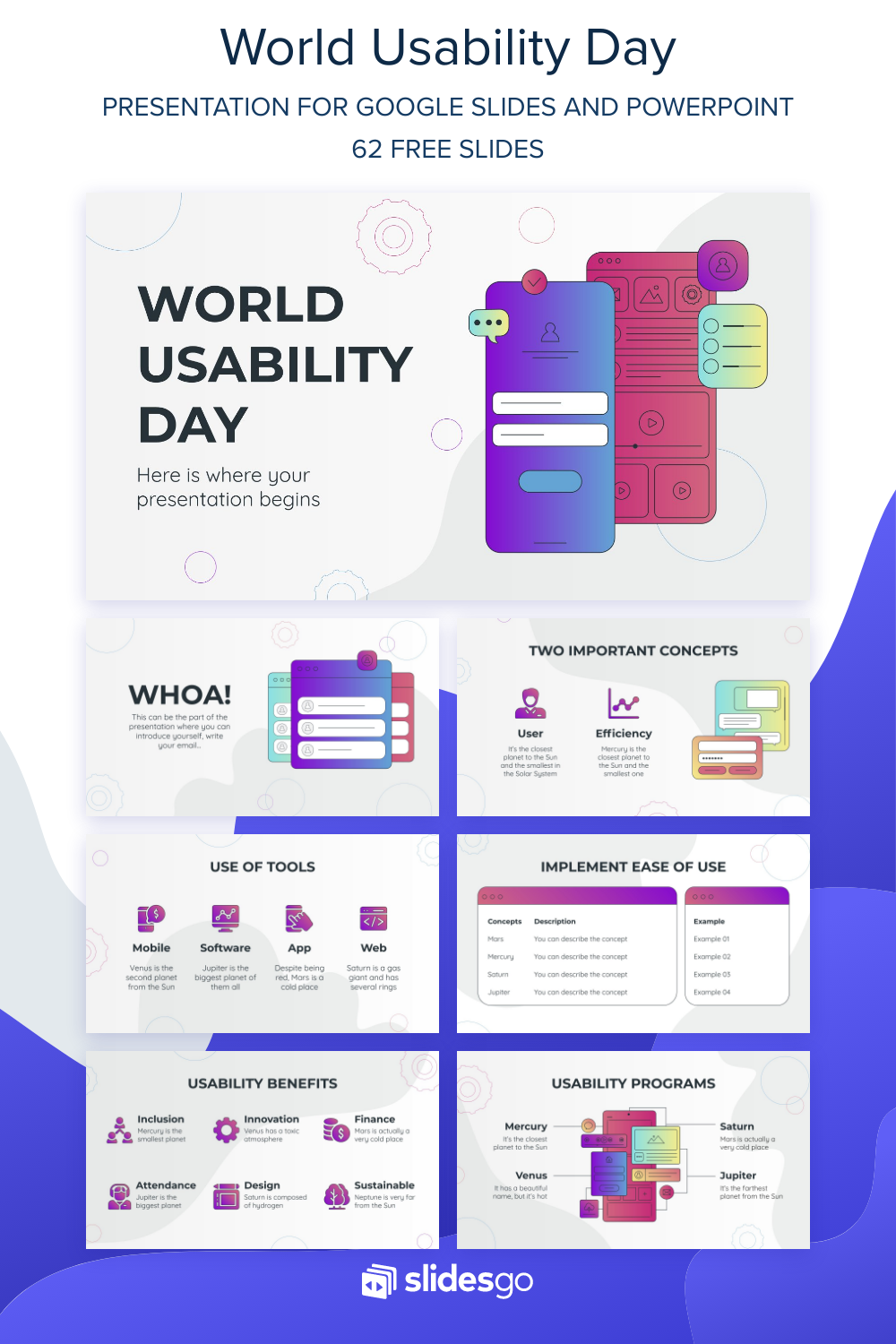 World Usability Day Google Slides & PowerPoint
