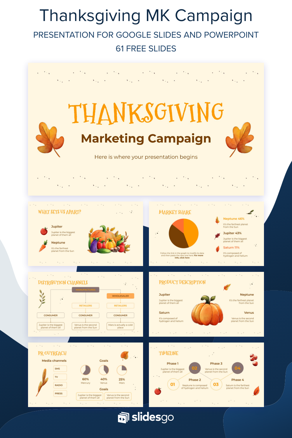 Thanksgiving MK Campaign | Google Slides & PowerPoint
