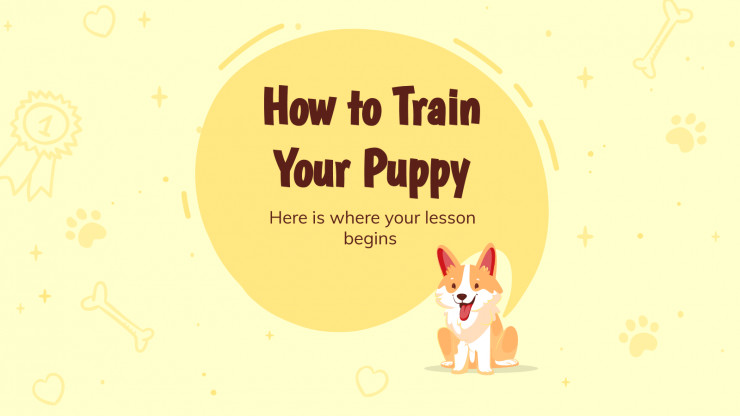 Comment dresser votre chiot : Modèles de présentation