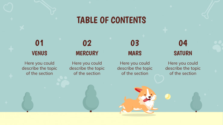 Comment dresser votre chiot : Modèles de présentation