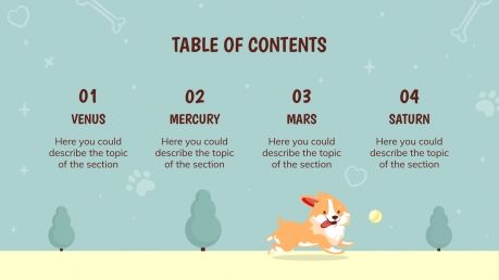 How to Train Your Puppy presentation template