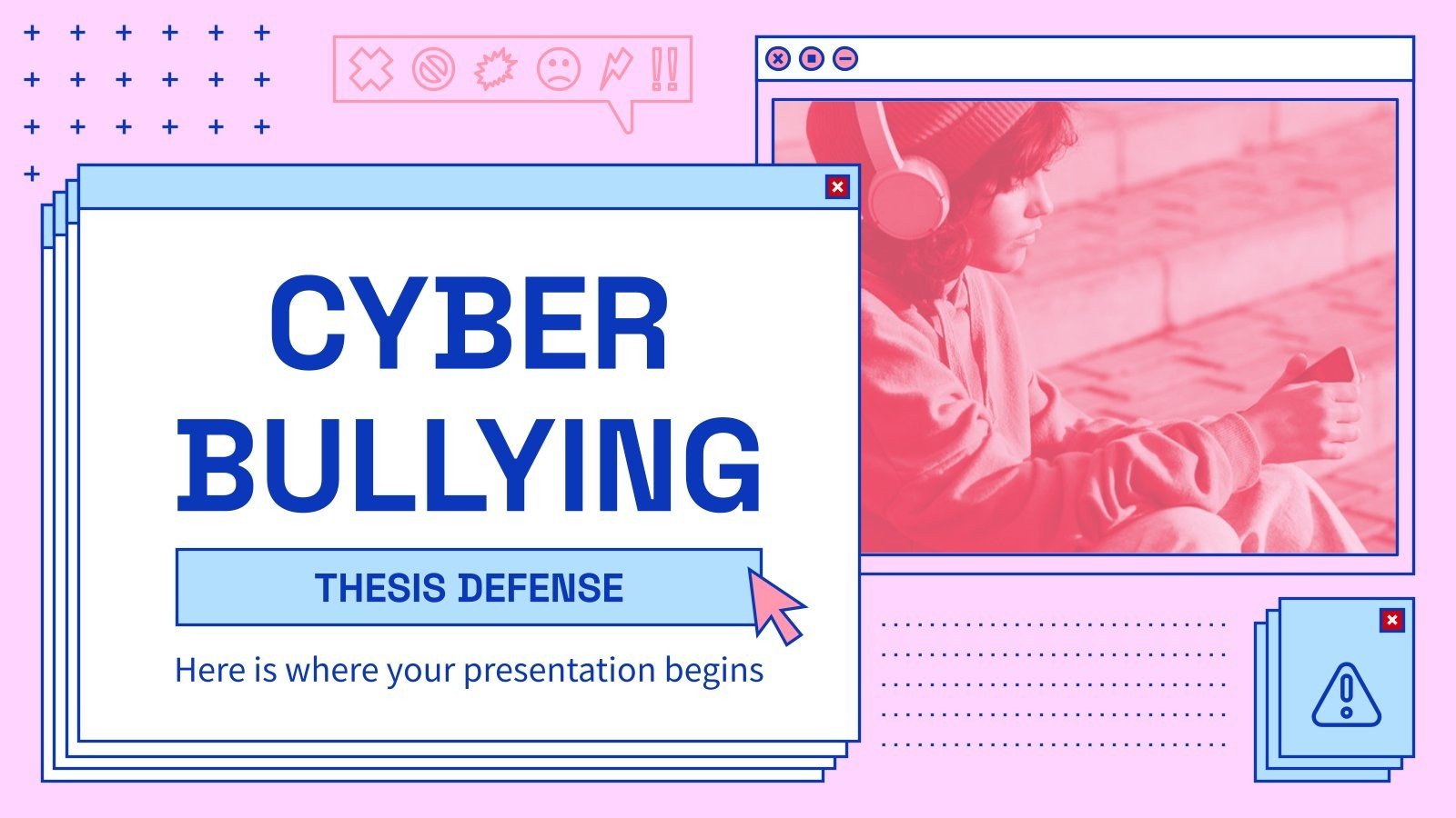 Plantillas gratis de Google Slides y PPT sobre el bullying