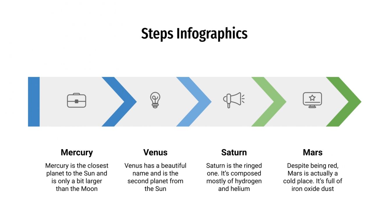 Infographies d’étapes gratuites pour Google Slides & PowerPoint