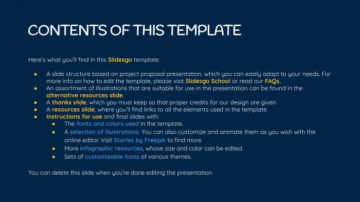 Sketch Project Proposal presentation template
