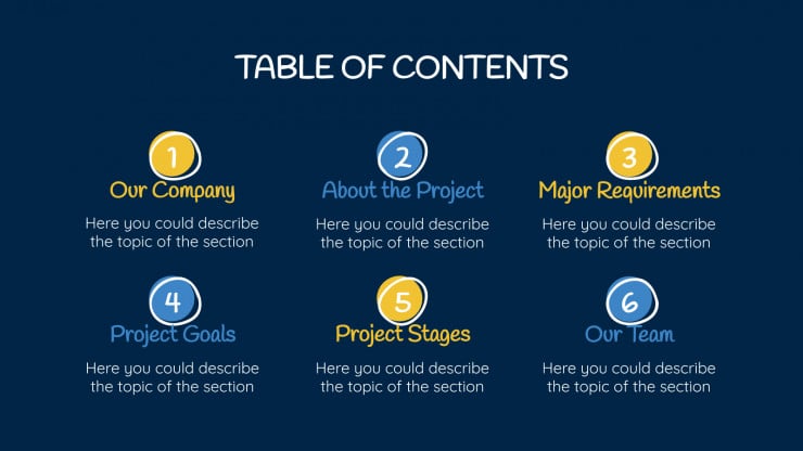 Sketch Project Proposal presentation template