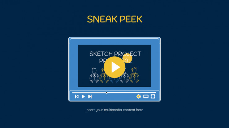 Sketch Project Proposal presentation template