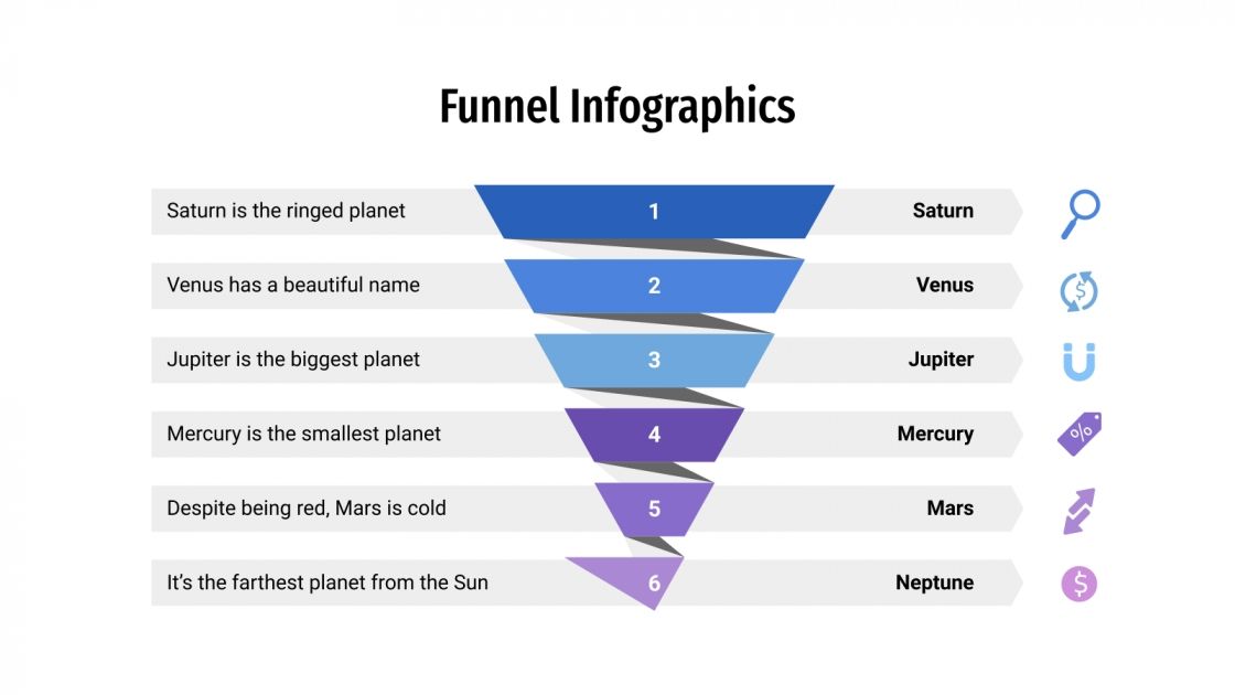 Free Funnel Infographics for Google Slides & PowerPoint