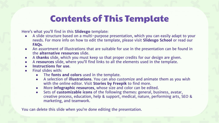 Digital Resources for Teachers presentation template
