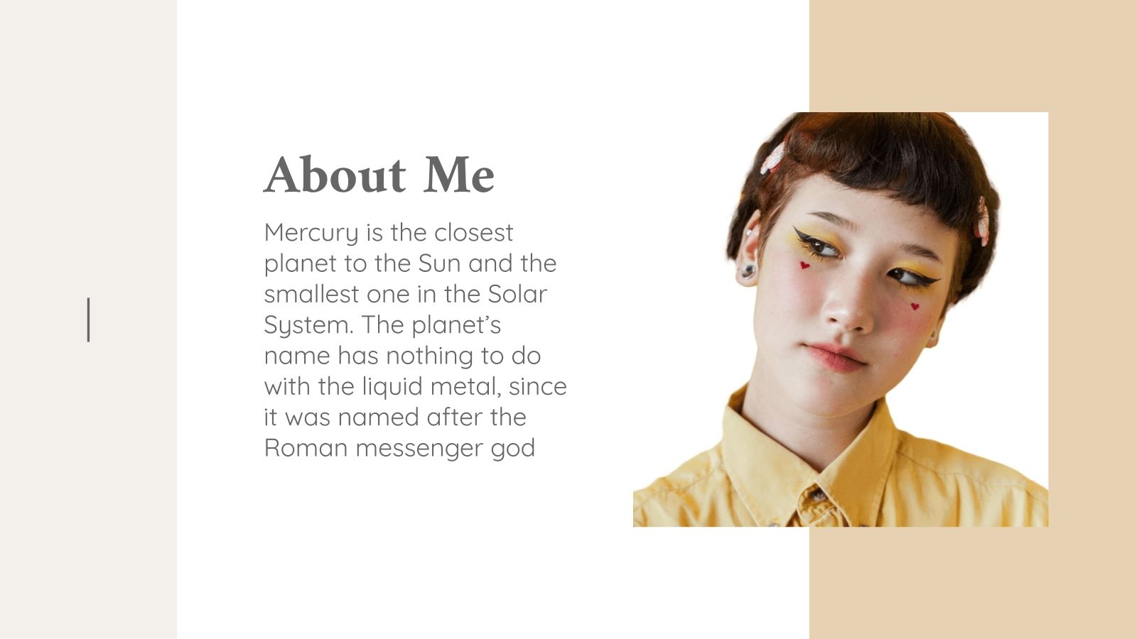 Makeup Artist Portfolio Google Slides PowerPoint Template
