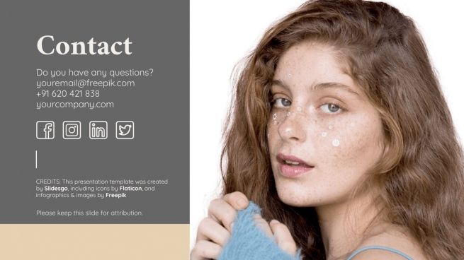 Makeup Artist Portfolio Google Slides PowerPoint Template