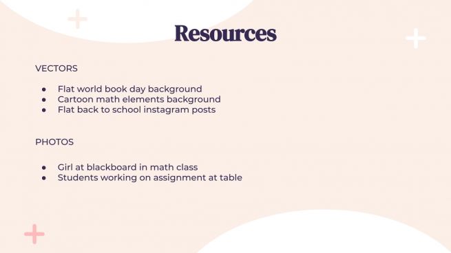 Arithmetic Lesson presentation template 