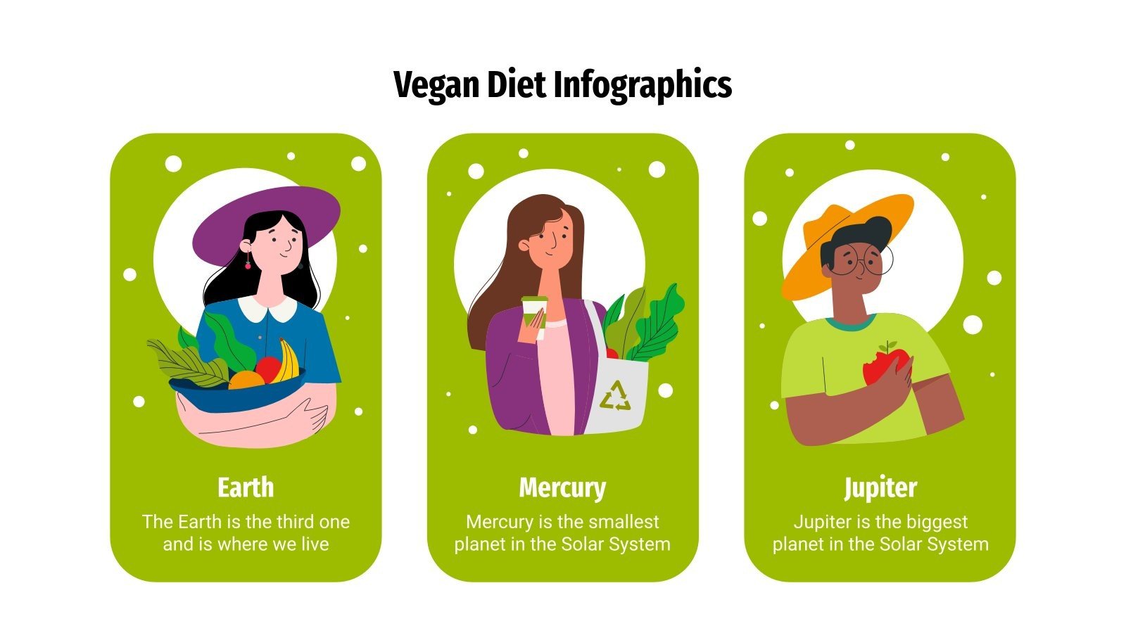Infografías sobre veganismo | Google Slides y PowerPoint