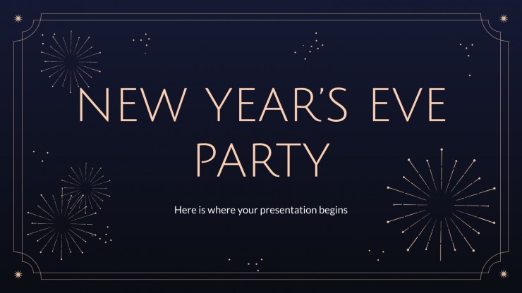 Fête du Nouvel An : Modèles de présentation