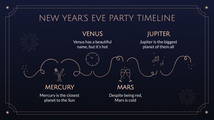 Fête du Nouvel An : Modèles de présentation