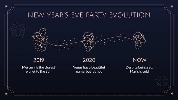 Fête du Nouvel An : Modèles de présentation