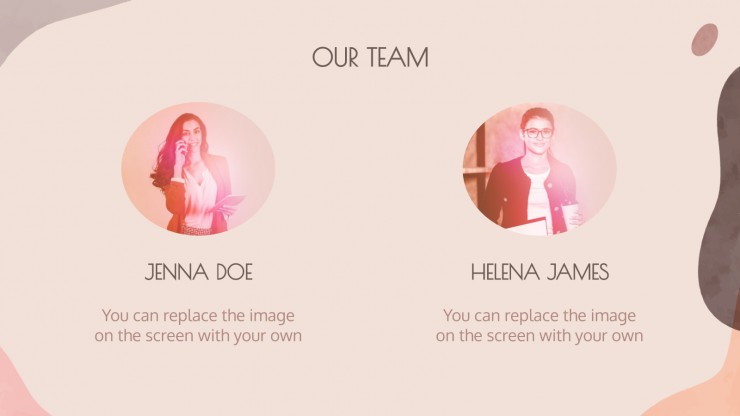 Minimalist Aesthetic Slideshow presentation template