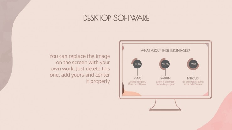 Minimalist Aesthetic Slideshow presentation template