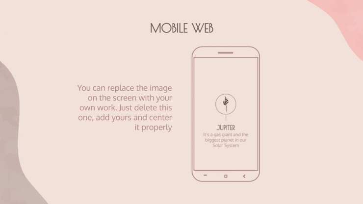 Minimalist Aesthetic Slideshow presentation template