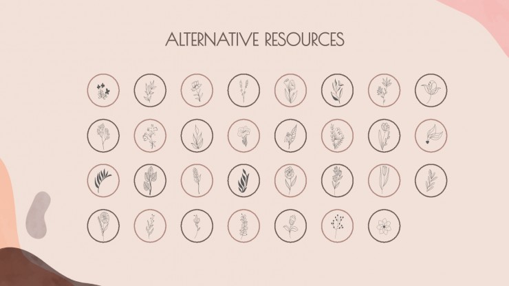 Minimalist Aesthetic Slideshow presentation template